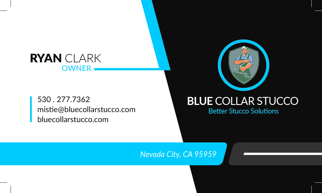 Blue Collar Stucco Business Card
